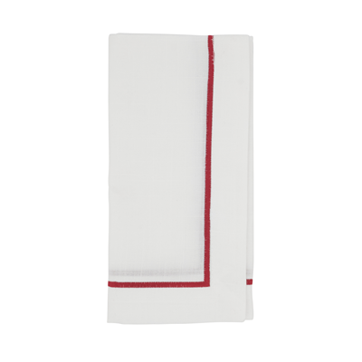 Embroidered Line Design Napkin