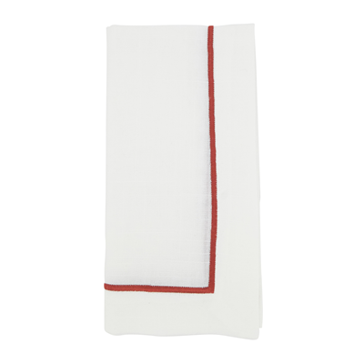 Embroidered Line Design Napkin