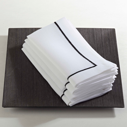 Embroidered Line Design Napkin
