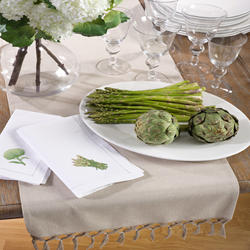 Knotted Tassel Runner - Natural