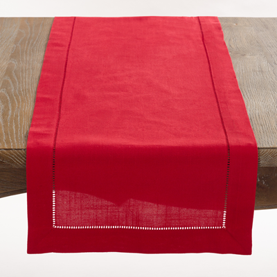 Runner With Hemstitched Border