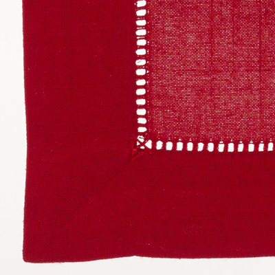 Runner With Hemstitched Border