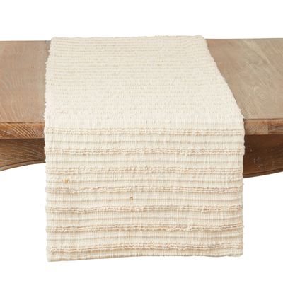 Striped Woven Runner - Mustard