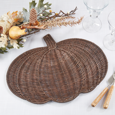 Rattan Pumpkin Placemat