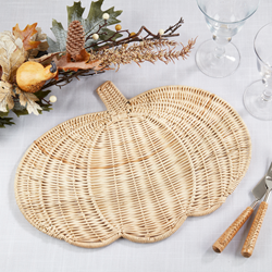 Rattan Pumpkin Placemat