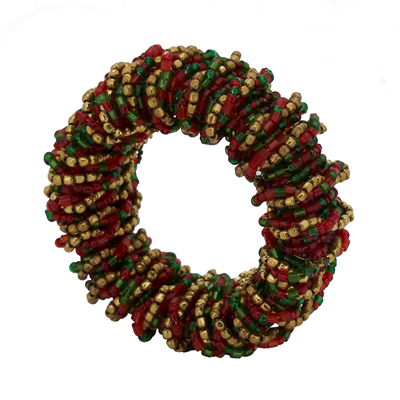 Beaded Napkin Ring S/4