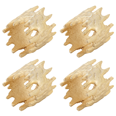 Jagged Edge Napkin Ring S/4