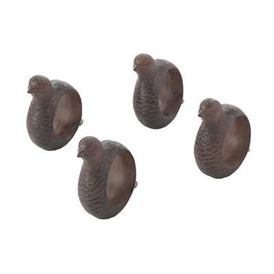 Quail Design Napkin Ring