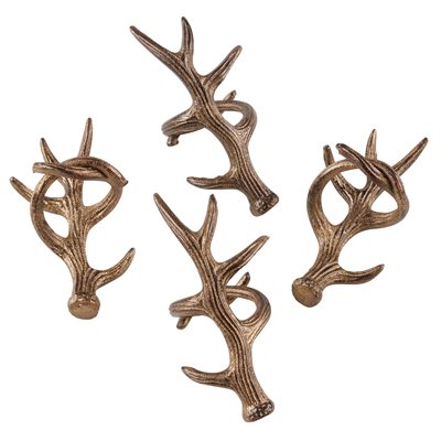 Antler Napkin Ring S/4