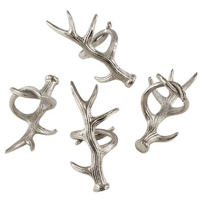Antler Napkin Ring S/4