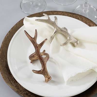 Antler Napkin Ring S/4