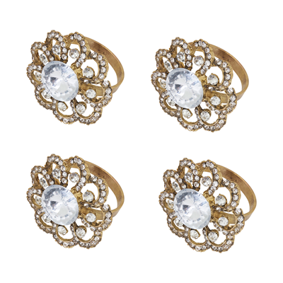 Jewel Napkin Ring S/4