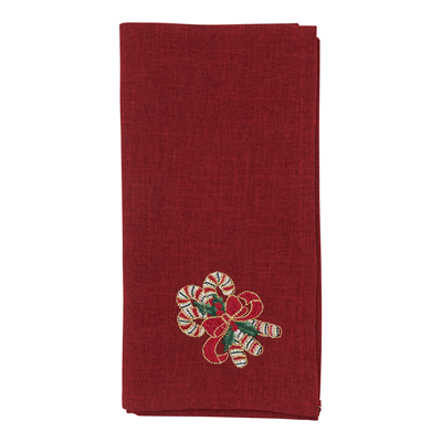 Candy Cane Napkin
