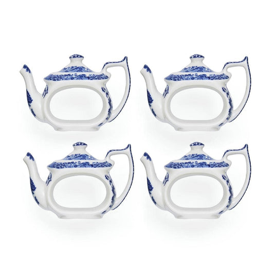Teapot Napkin Rings S/4
