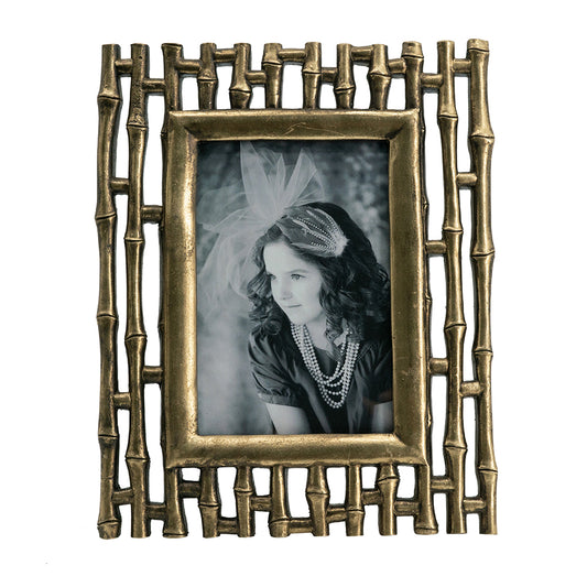 Bamboo Gold Photo Frame