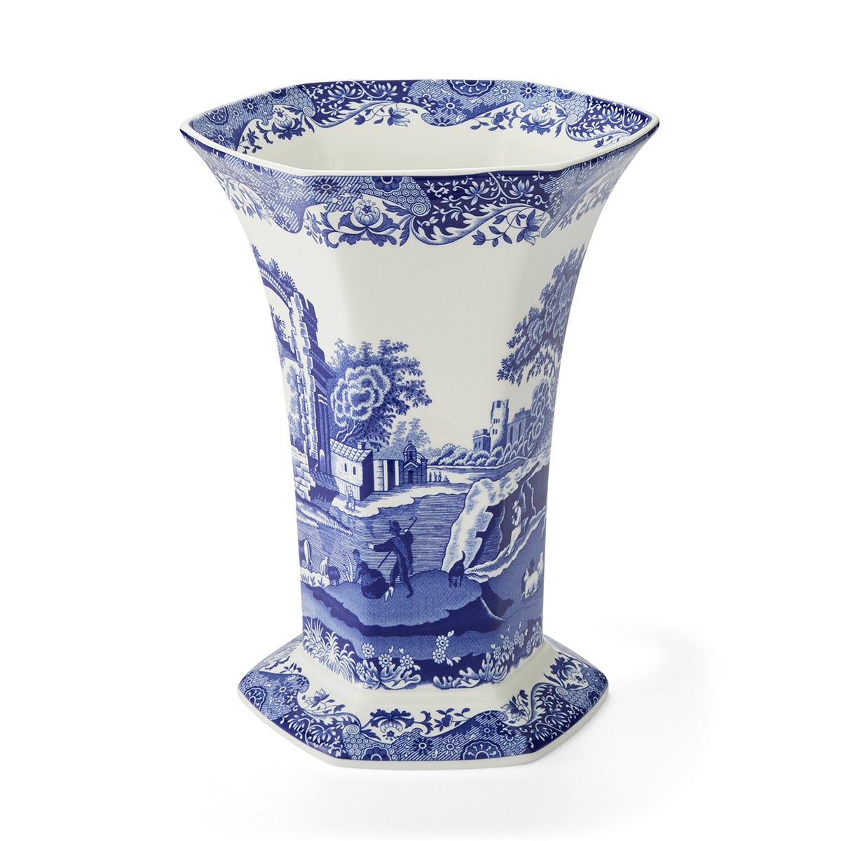 Hexagonal Vase 10.5"
