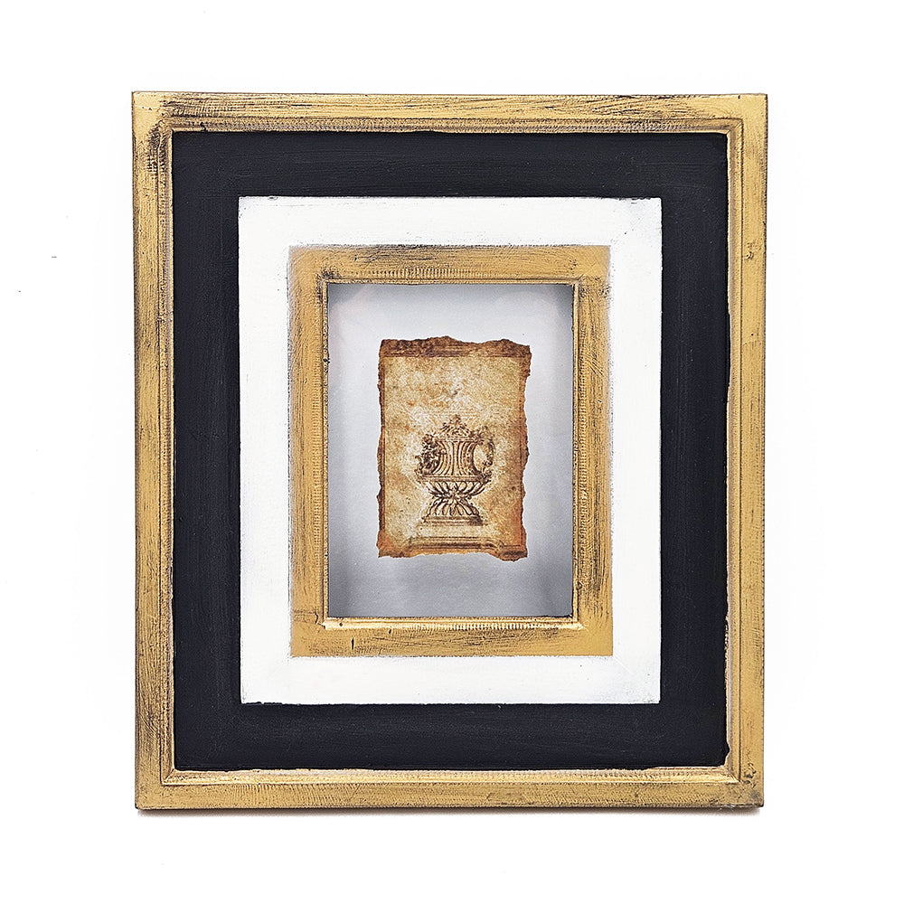 Lucian Framed Antiqued Sculpture Print