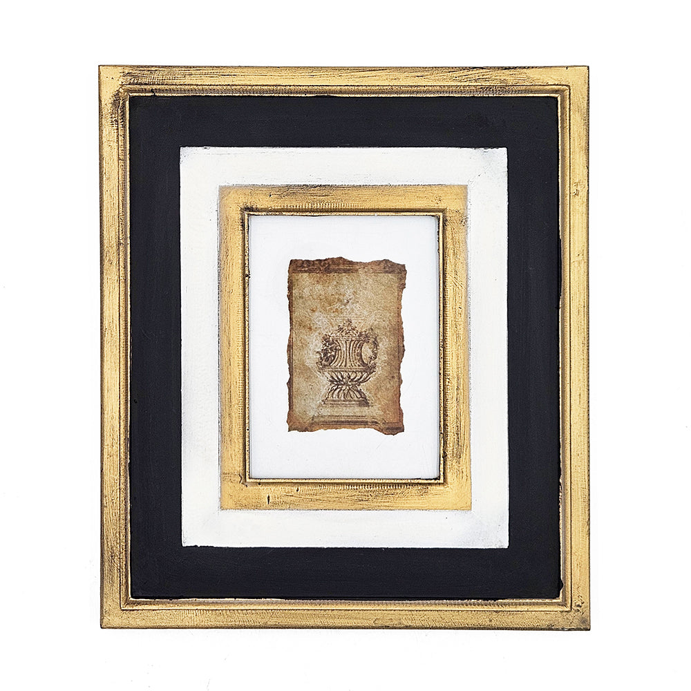 Lucian Framed Antiqued Sculpture Print