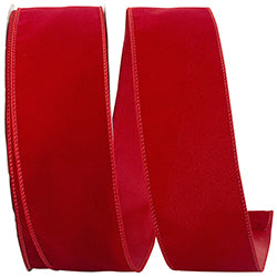 VELVET OUTDOOR VALUE PE WIRED EDGE RIBBON 2.5" 50yd