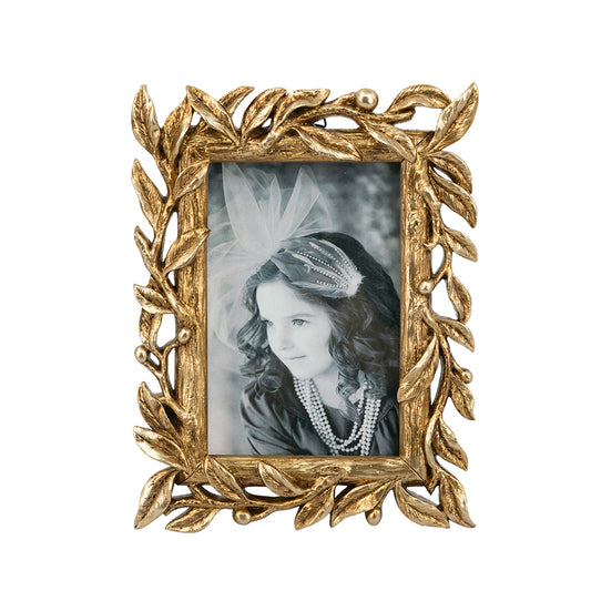 Gold Leaf Photo Frame
