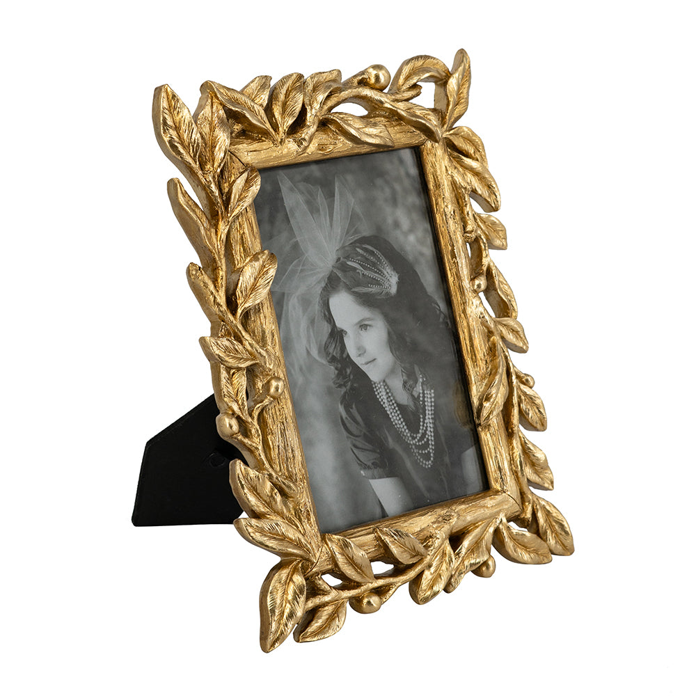 Gold Leaf Photo Frame
