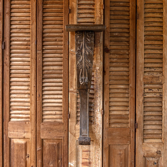 Carved Scroll Bracket Shelf