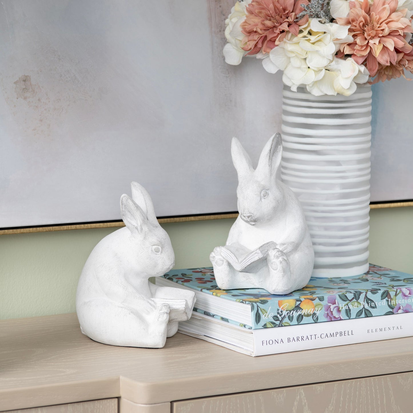 Bunny Love Bookends