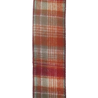 Pheasant Hill Plaid Ribbon 2.5" x 10yd