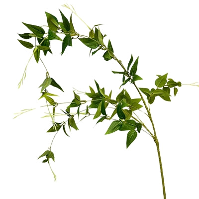 46" Clematis Leaf Spray - Two Toned Green