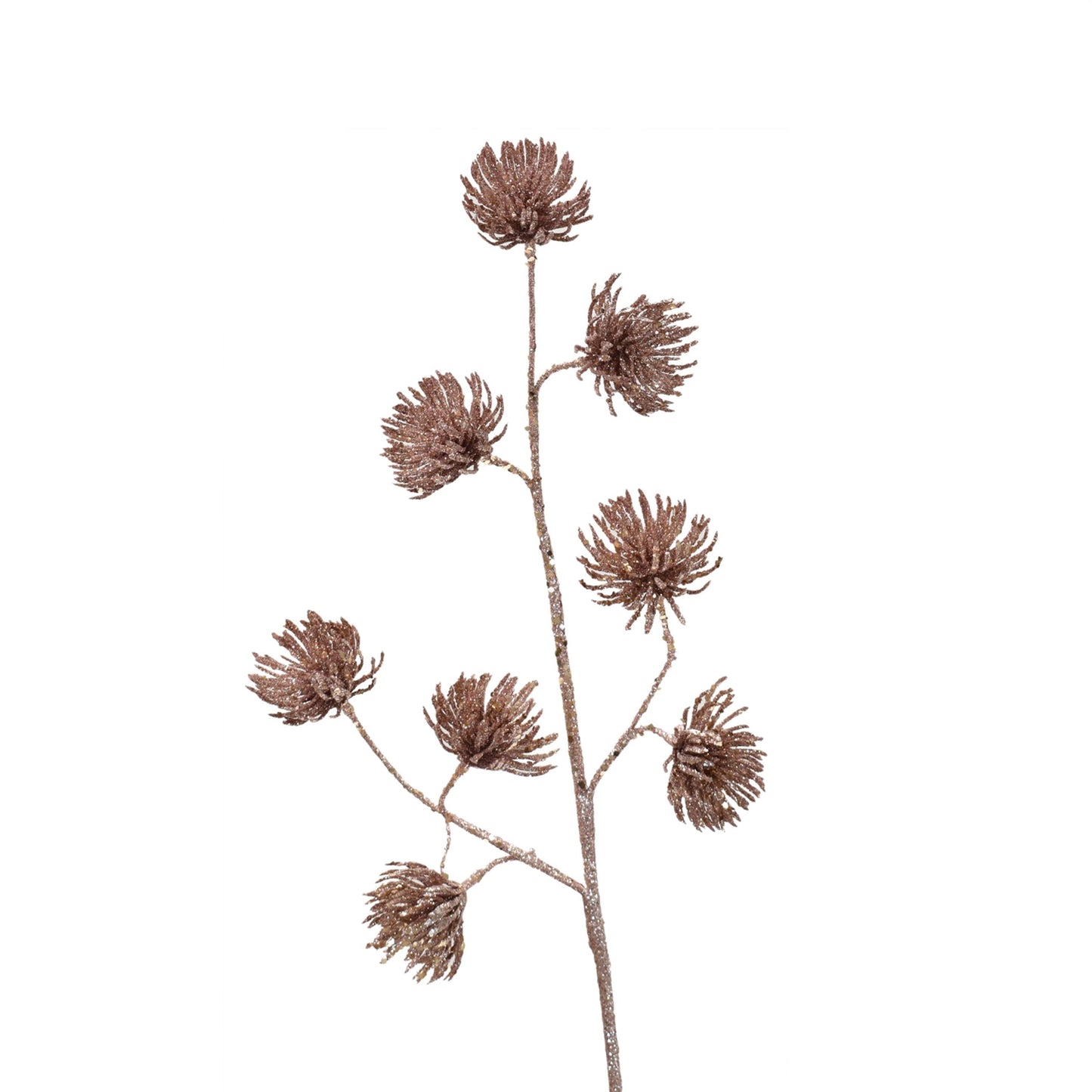 Glittered Protea 27.5", Rose/Gold