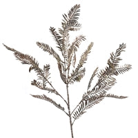 28.5" Dried Textured Fern Spray - Brown