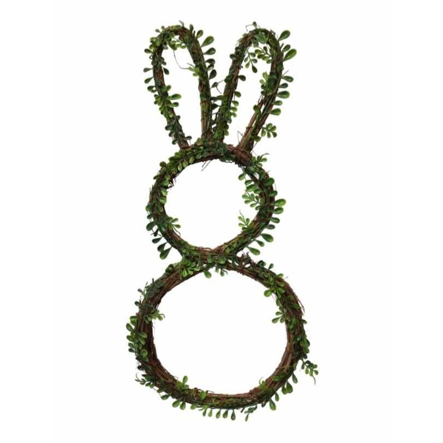 Foliage Wrapped Shabby Chic Vine Bunny 20.5"