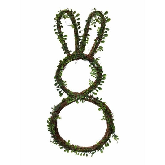 Foliage Wrapped Shabby Chic Vine Bunny 20.5"
