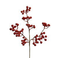 Iced Red Berry Spray 21.5" (12/72)