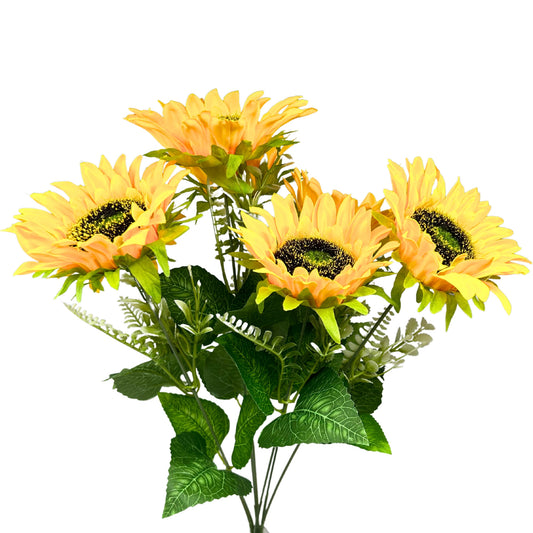 Kansas Meadows Sunflower Foliage Bush  - 19”