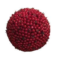Medium Gooseberry Ball Ornament - Burgundy 7"