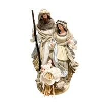 Touch of Silver Holy Family 16.75"