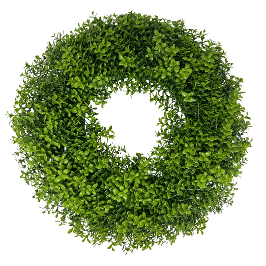 European Boxwood Wreath 18''