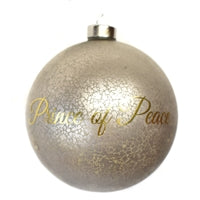 "Prince of Peace" Glass Ball Ornament