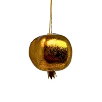 Old World Pomegranate Ornament - Antique Bronze 3.5"
