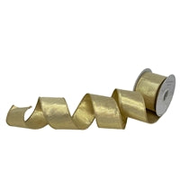 Gold Metallic Ribbon 2.5"X10Yd Ribbon