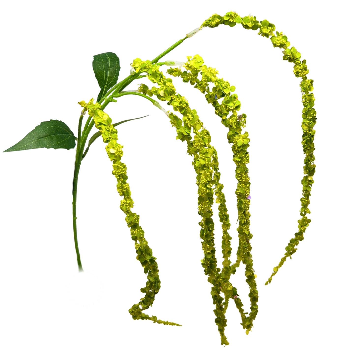 Hanging Amaranthus Spray 34'' Lime