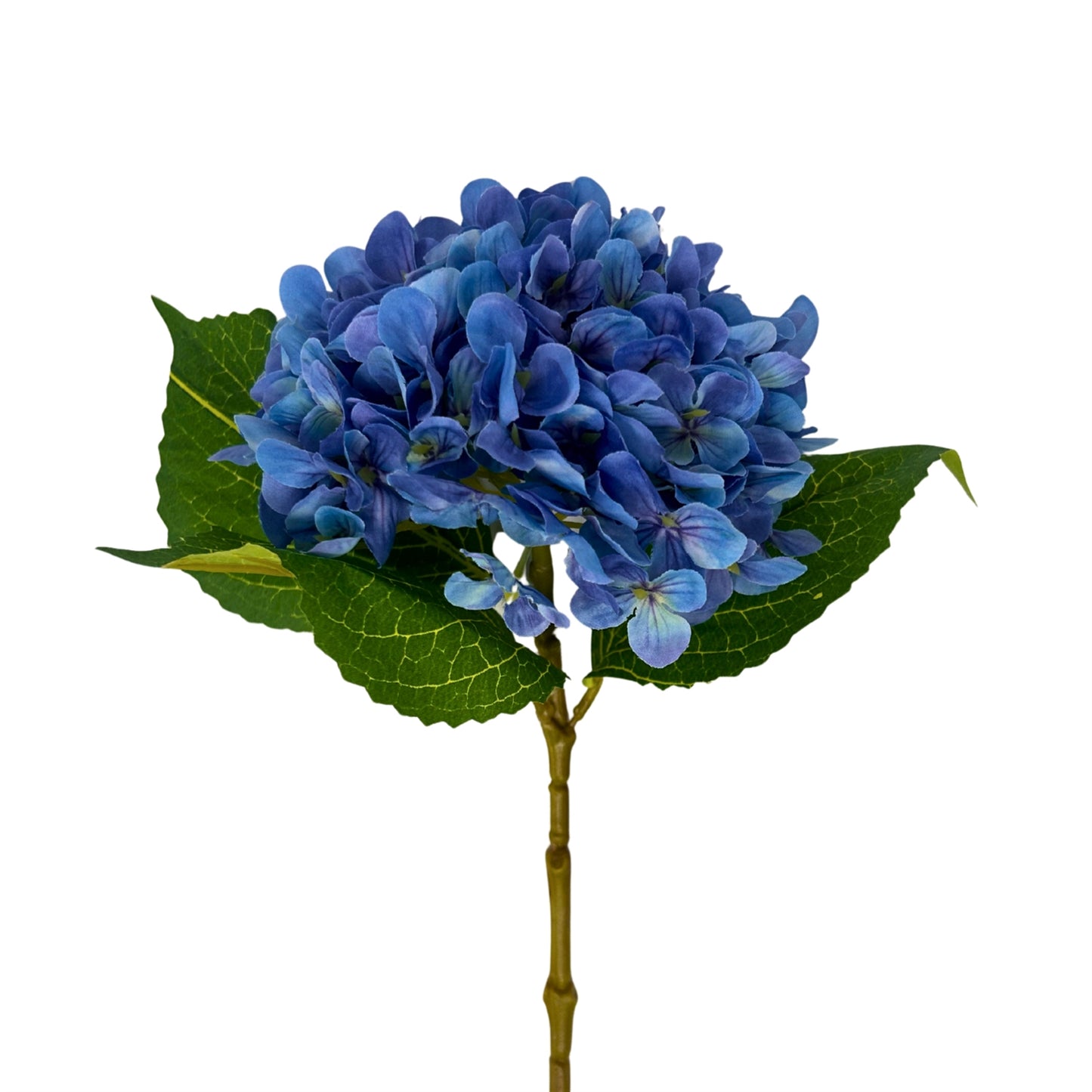 Full Garden Hydrangea Stem 21'' - French Blue