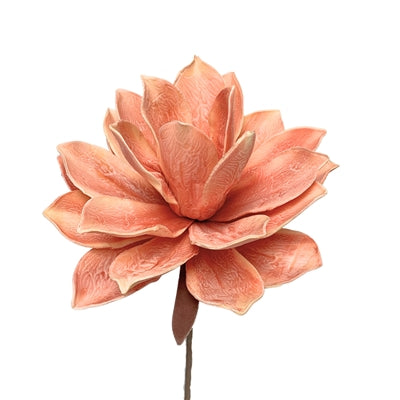 Lotus Blossom Spray - Coral 29.5"