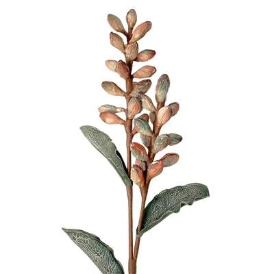 Whitewashed Palm Seed Branch 35.5"