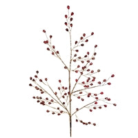 Burgundy Acrylic Bead Spray 26"
