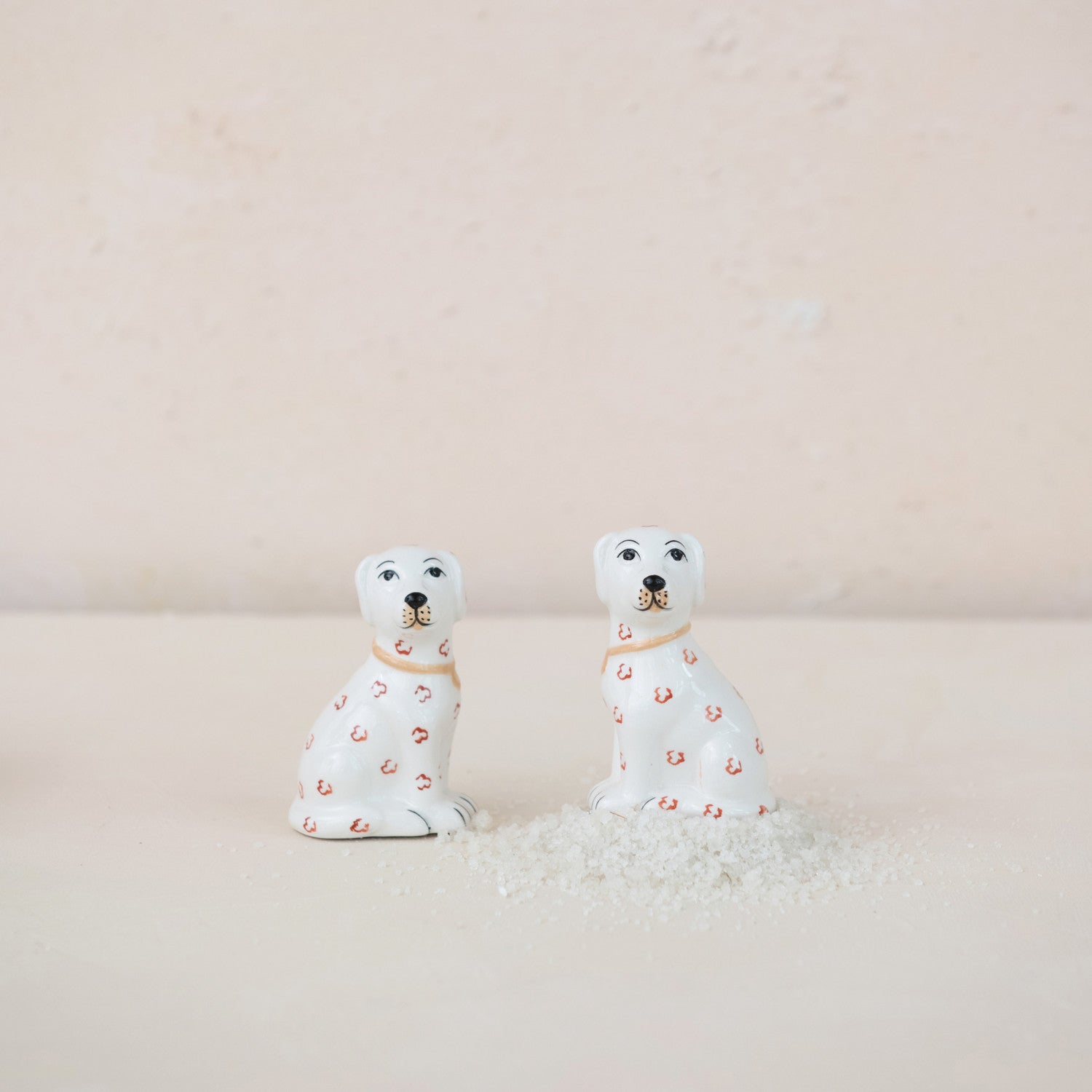Ceramic Dog Shaped Salt & Pepper Shakers, Set/2 – Hopper-Reed Designs