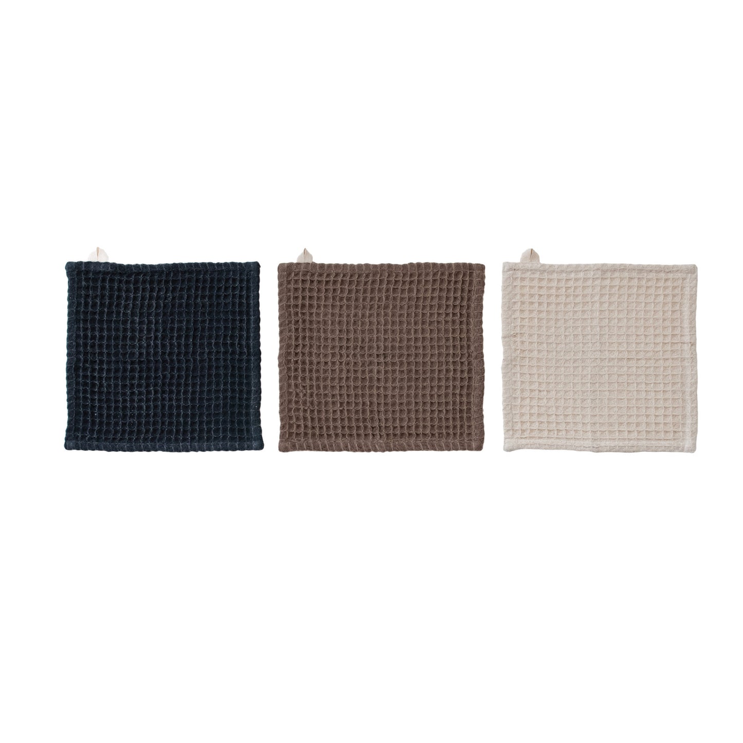 Waffle Weave Dish Cloths w/ Cheese/Serving Board Set