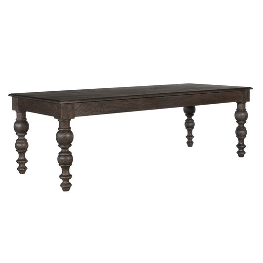 94" Linden Dining Table with Turned Legs