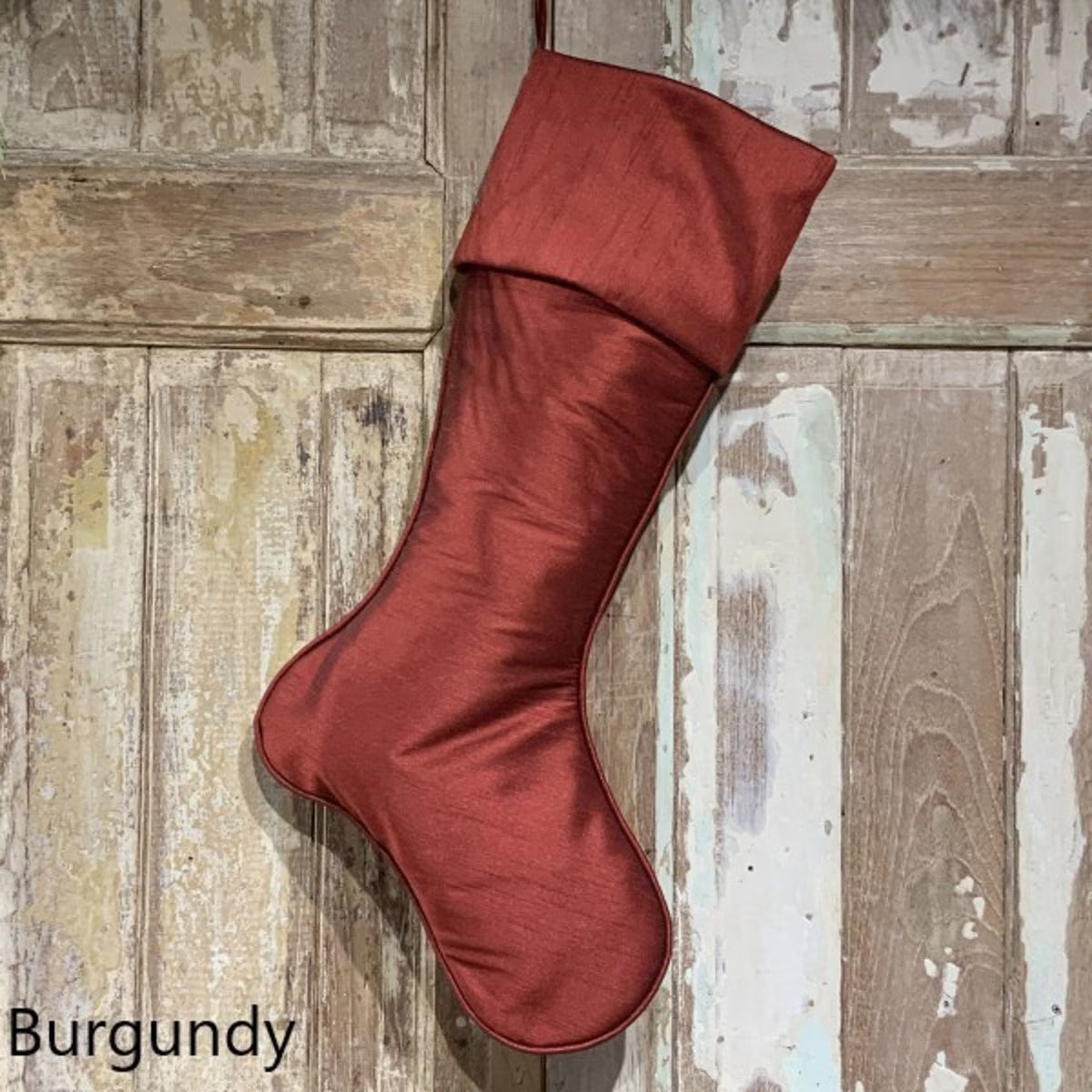25" Dupion Stocking